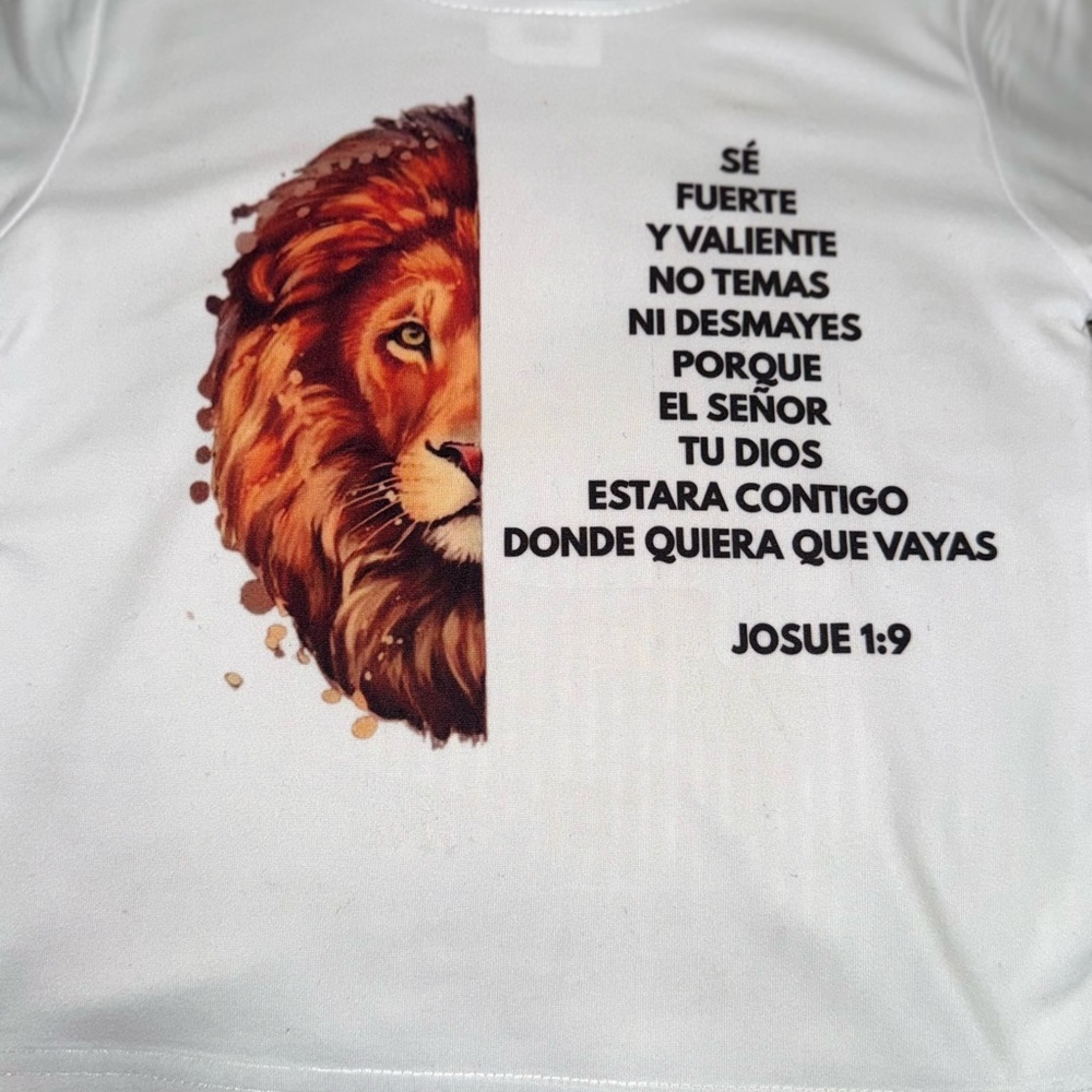 White Kids Lion Graphic T-Shirt